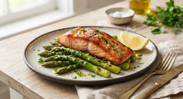 Citrus glazed salmon